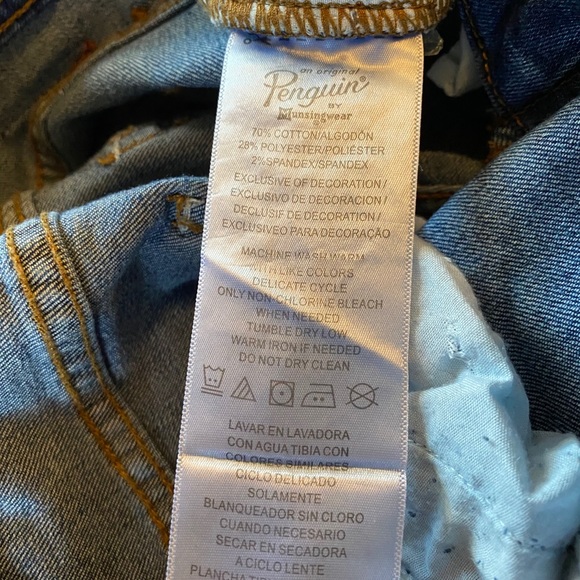 πHPπOriginal Penguin Boys Denim Medium Wash Straight Leg Blue Jeans - 8 - Picture 9 of 12